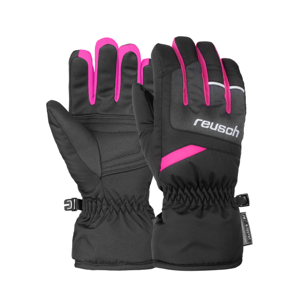 Reusch Bennet R-TEX® XT Junior 6061206 7771 black grey pink 1